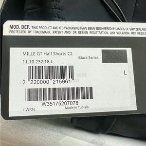 New Assos Mille GT men cycling shorts.